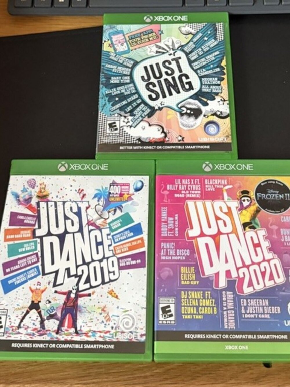 XBOX ONE Just Dance 2019 2020 and Just Sing